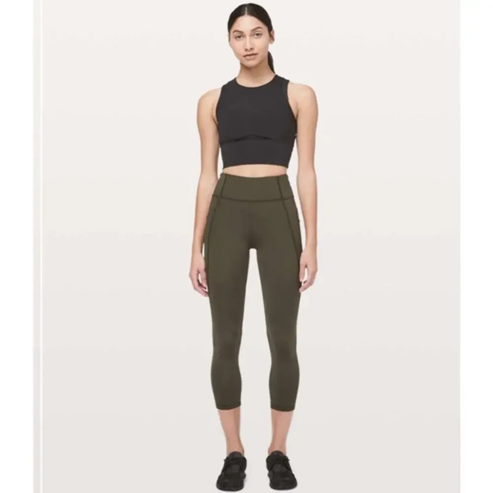 Lululemon Time To Sweat Crop‎ *23